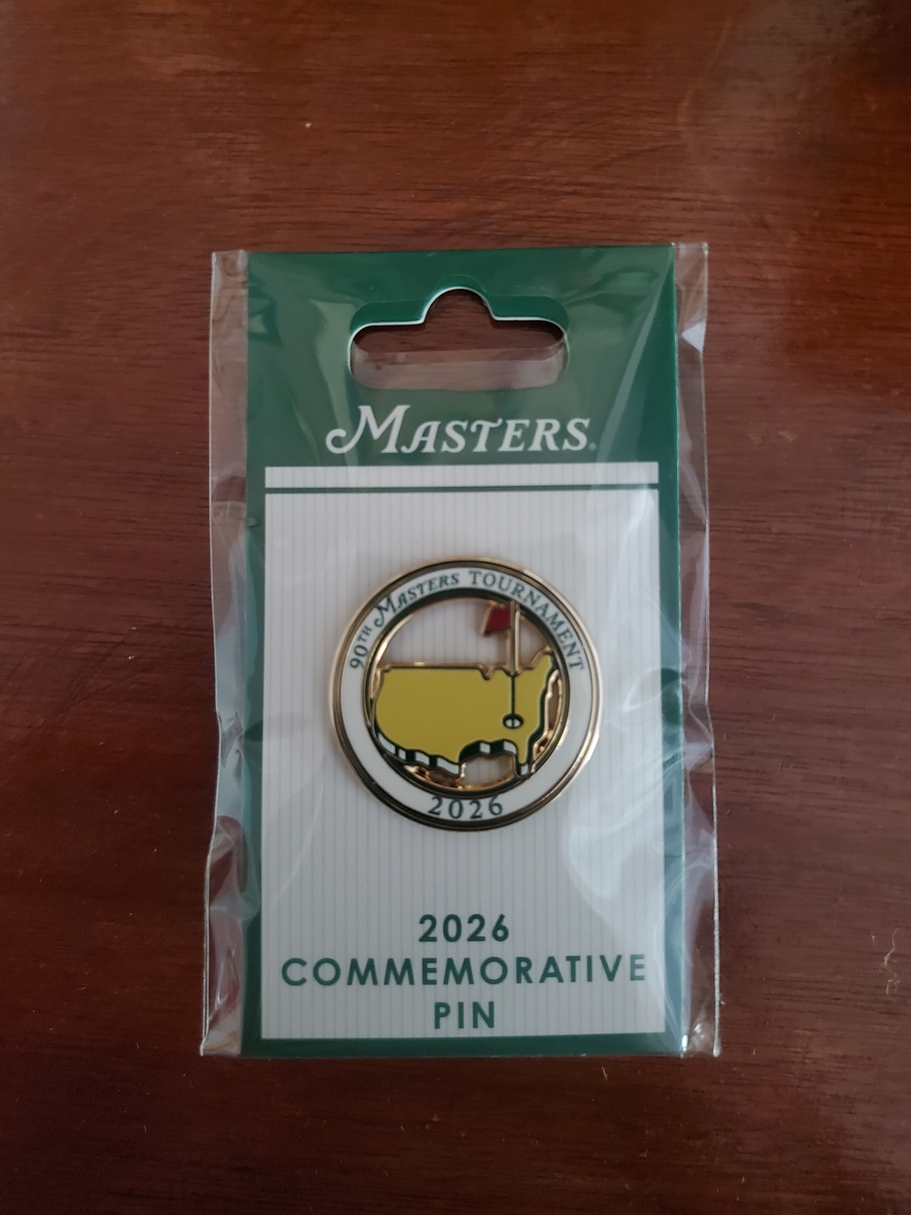 NWT 2026 Masters Tournament Commemorative Pin